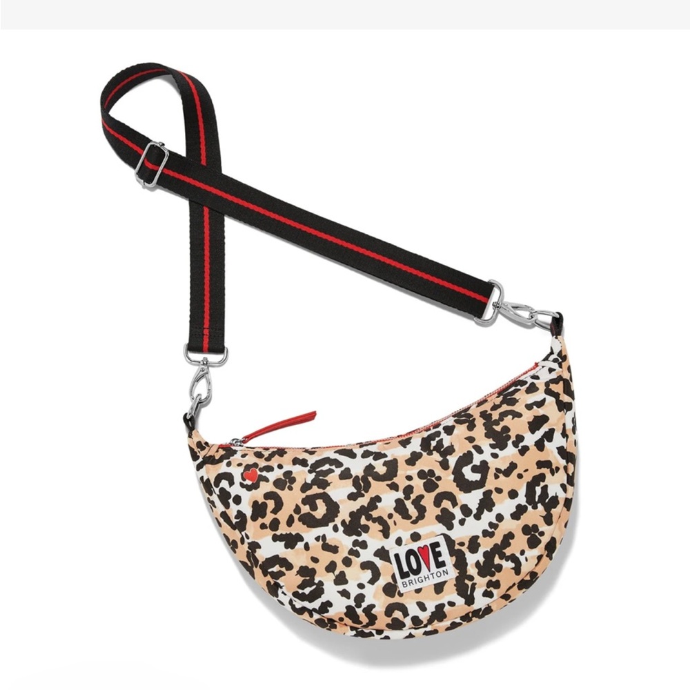 🆕🔖 Brighton ✨ Spotted Love Swing Bag ✨ Leopard Print ✨ Adjustable Strap ✨ NWT!!